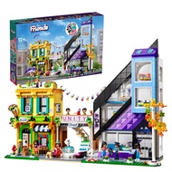 Friends  41732 2010+PCS Downtown Flower and Design Stores Building Blocks Assembly City Bricks DIY T