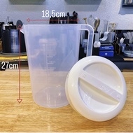 Bình Đựng Nước Ca Đựng Nước Nhựa PP Trong Suốt Có Nắp Đậy Dung Tích 2.5L - 3L - 5L