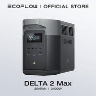 EcoFlow DELTA 2 Max Portable Power Station Expandable 2-6kWh LFP Battery 3000 Cycles AC+Solar 80% Ch