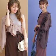 💗日牌（啡紫）apuweiser-Riche 貴牌 色罕 防曬 外套