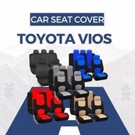 TOYOTA VIOS Car Seat Covers Set for 5 Front Seat Back Seat Headrest Cover