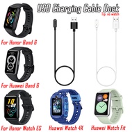 USB สายชาร์จสำหรับ Huawei Band 6/Honor Band 6/นาฬิกาเกียรติยศ ES/Huawei นาฬิกา4X/Huawei นาฬิกา Fit สายชาร์จ1M
