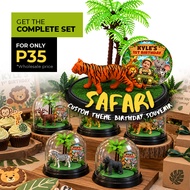 Safari Theme Birthday Souvenir Jungle Party Personalized Giveaway Customized Souvenir Kids Birthday