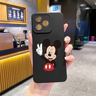 Compatiable with Realme C71 6.67 inches Cute Mickey Minnie Case Lens Protective Cover