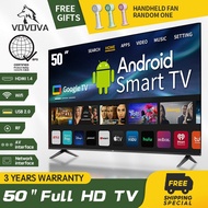 VOVOVA Smart TV 32 42 50inch HD LED Slim Television Android Netflix TV Flat Screen TV Google TV