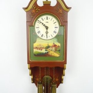 復古古董 Warmink Wuba Hindeloopen 荷蘭掛鐘 8 日鍊老式時鐘