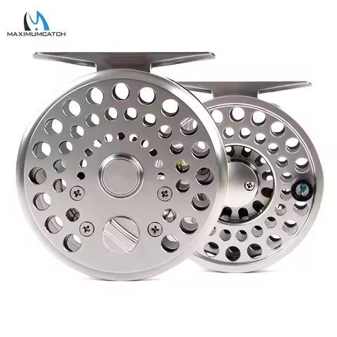 Maximumcatch MAXCATCH 2/3/4WT New Clicker and Pawl Trout Fly Fishing Reel CNC Machined Aluminum Clas