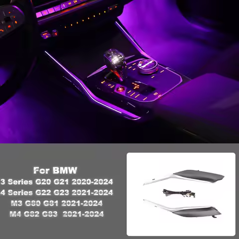 Center Console Saddle Light For BMW G20 G22 G80 G82 M3 M4 i3 i4 3/4 Series 11 Colours Aamp Ambient L