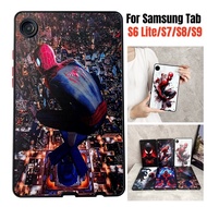 For Samsung Tab S6 Lite 10.4'' S7 S8 S9 11.0''Marvel Spider-Man Case SM-X710 X700 T870 X706 T875 P61
