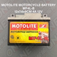 MOTOLITE MF4L-B MAINTENANCE FREE MOTORCYCLE BATTERY FOR MIO/BEAT/SNIPER/VEGA/WAVE/SKYDRIVE/DIO/XRM