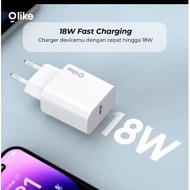 OLIKE C307 18W USB CHARGER CHARGER HEAD FAST CHARGING TRAVEL 1PC