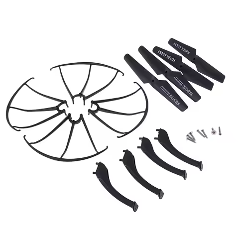 Plastic material spares Propeller + Landing Gear +Prop Guard Kit for SYMA X5SC X5SW Drone Quadcopter