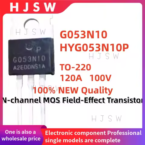 10/20/30PCS 100% NEW Quality G053N10 HYG053N10P HYG053N10 HYG053N10NS1P TO-220 120A 100V N-channel M