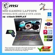 (R)MSI GP65 15.6"Gaming Laptop Intel Core i7-9th Gen, NVIDIA GeForce GTX 1660ti/RTX 2060 6G Win11