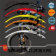 Rim sticker rim sticker mtb deore xt cutting Rim Sticker Motorcycle