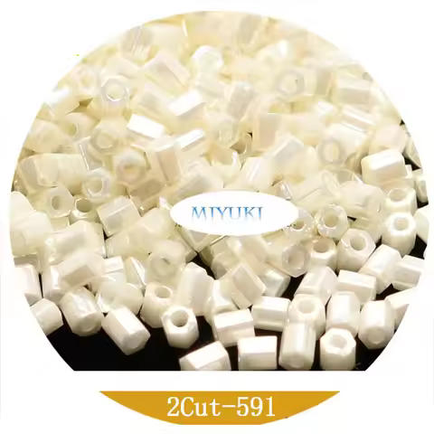 Japan Imported Miyuki Glass Seed Beads 2cut 11/0 16 Colors Solid Color Series Loose Beads