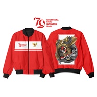 HOODIE JAKET  SUKAJAN PRO X INDONESIA MERDEKA HUT RI 79 GARUDA SPECIAL EDITION EXCLUSIVE DIRGAHUYU I