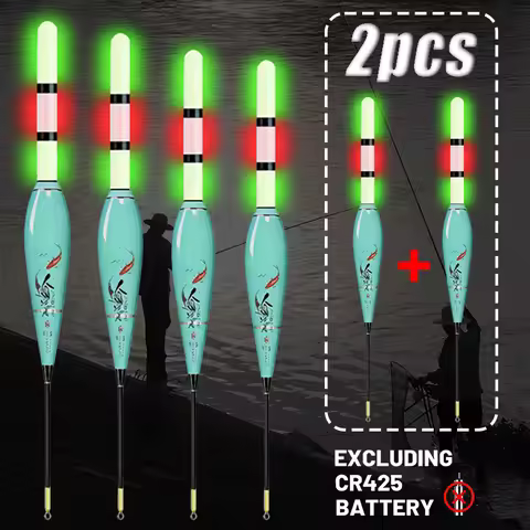 2pcs/set LED Night Fishing Floats - Electronic Fishing Floats, Fishing Accessories (8g/11g/13g/15g)
