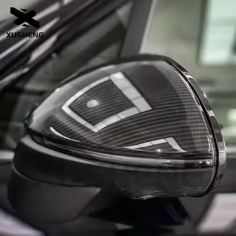 Real Dry Carbon Fiber Mirror Cover for Porsche cayenne 9Y0 9Y3 E3 Coupe SUV Mirror Housing Trim 2018