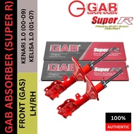 Original GAB Super R Absorber - FRONT & REAR GAS (KENARI 1.0 (94-09)KELISA 1.0(01-07)
