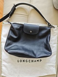 Longchamp Leather Hobo Bag