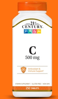 21st Century, Vitamin C, 500 mg, 250 Tablets (No.3682)