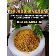 Osmocote Flowers &amp; Fruiting Controlled Release Fertilizer - 15-10-22+2.5 Mgo + TE | Baja Bunga &amp; Buah