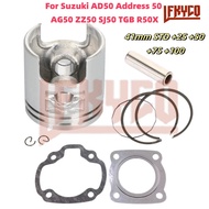 Motorcycle 41mm Piston Rings Tool Gasket Kit for Suzuki AD50 Address 50 AG50 ZZ50 SJ50 R50X KATANA S