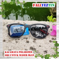 kacamata untuk melihat ikan di air lensa hitam / kacamata polarized asli