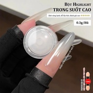MIANEL High-Quality High-Transparency Aurora Chrome Powder – High-Shine Mirror Chrome Nail Powder, M