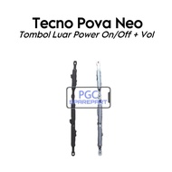 TOMBOL [LW] Outer Button 1 Set Power On Off Volume Tecno Pova Neo 4G / LE6 / LE6h - Button O/F Vol