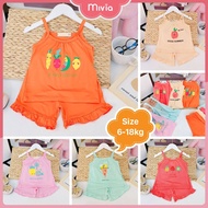 Clothing set Sleeveless Cool cotton tank top for girls