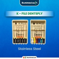K-File Dentsply Stainless Steel – 21 mm 25 mm/ 31 mm/ – Size 6 to 80/ | Dental Endo Teeth Needle