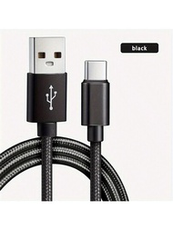 重裝版快速充電usb Type C數據手機充電器電纜,長度2m、3m、1m