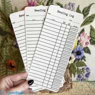 JENNIFERDZ Book List Reading Log, Reading Challenge Book Notecards Reading List Marker Cards, Creati