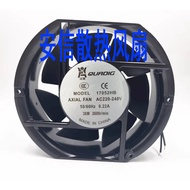 17052HB Quanding AXIAL FAN AC220V AC Cooling FAN Semicircle AC Industrial FAN