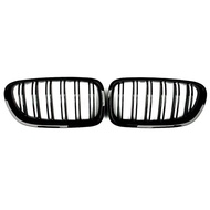 yolandd -รถแข่งด้านหน้าตะแกรงฝากระโปรงรถแผ่นคู่ตะแกรงสำหรับ BMW 5ชุด F10 F11 F18 520D 530D 540I 2010