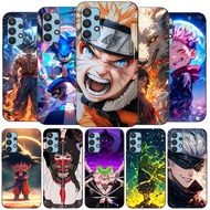 Case For Samsung Galaxy A32 4G 5G Case back Cover A32 5G SM-A326 /A32 4G SM-A325 black tpu Top Anime