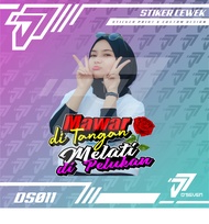 Stiker Foto Cewek Hijab Vector Seksi Custom Bisa Request Foto & Kata-kata - Stiker Mobil / Motor / T