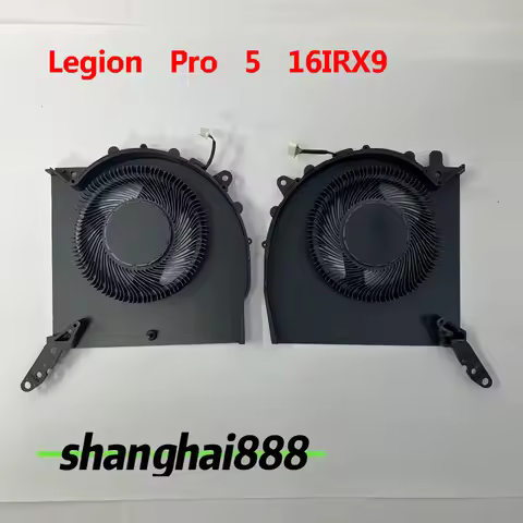 New CPU GPU Cooling Fan DC12V For lenovo Legion Pro 5 16IRX9 83DF Laptop