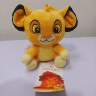 Disney The Lion King Simba Charm Plush Keychain BNWT 13cm Stuffed Toys