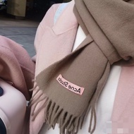 Acne Studios Solid Color Cashmere Scarf New Cashmere Winter Shawl Thickened Korean Style Warm And Ve