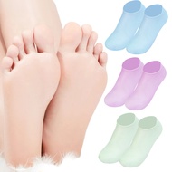 Silicone Moisturizing Foot Socks Protective Feet Cover Massage Reusable Gel Stocking Dry Cracked Spa