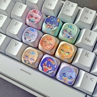 [by @hachi.arty] Keycaps Fidget Keychain Phainon Mydei Ratio Aventurine Anaxa Aglaea Robin | Honkai 