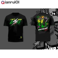 T Shirt ESR 10th ANNIVERSARY ESR Motor Casual Outdoor Loose Short Sleeve T-shirt