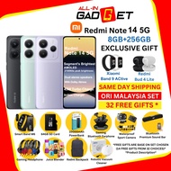 Redmi Note 14 5G | 4G (16GB*(8+8) RAM l 256GB ROM) Support NFC | AI Camera |Xiaomi Malaysia Warranty