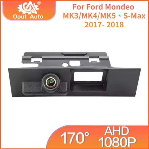AHD 1080P Vehicle Trunk Switch Handle Car Rear View Camera For Ford Mondeo MK3 MK4 MK5 S-Max 2017-20