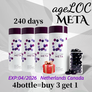 [Buy 3 get 1 free]Nuskin Nu skin RESET Ageloc reset / Ageloc META (120 Softgels) Promote healthy metabolism 100% ORIGINAL MADE IN USA【Malaysia spot goods】