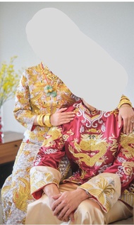冠 南華 Koon Nam Wah Chinese Wedding Gown and 褂 Set