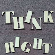 Letter Cutouts | Custom Wooden Letter & Number Cutouts | Personalized Laser Cut Wood Signs & Designs